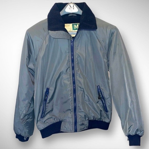 Wear Guard Men’s Weather Proof Gray/Blue Jacket - Picture 1 of 6